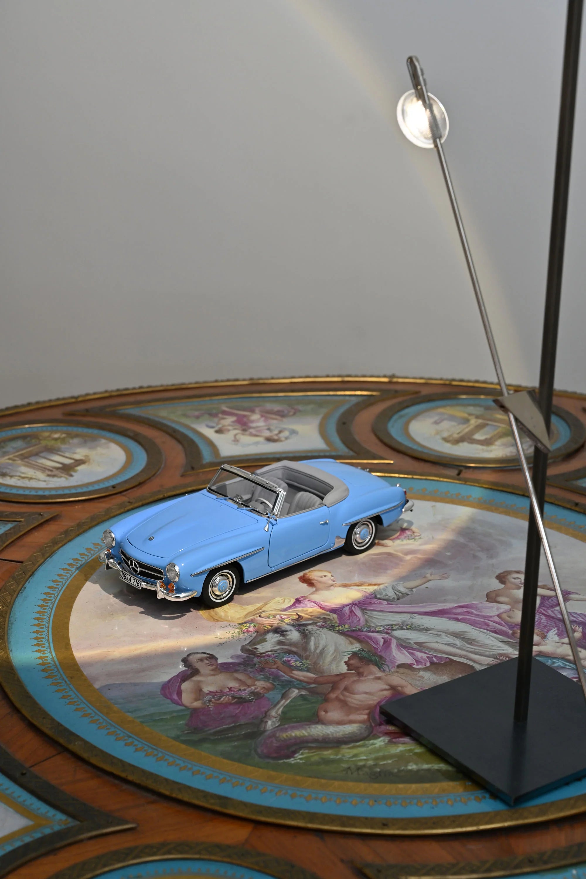 Mercedes-Benz 190 SL 1955 Blue 1:18