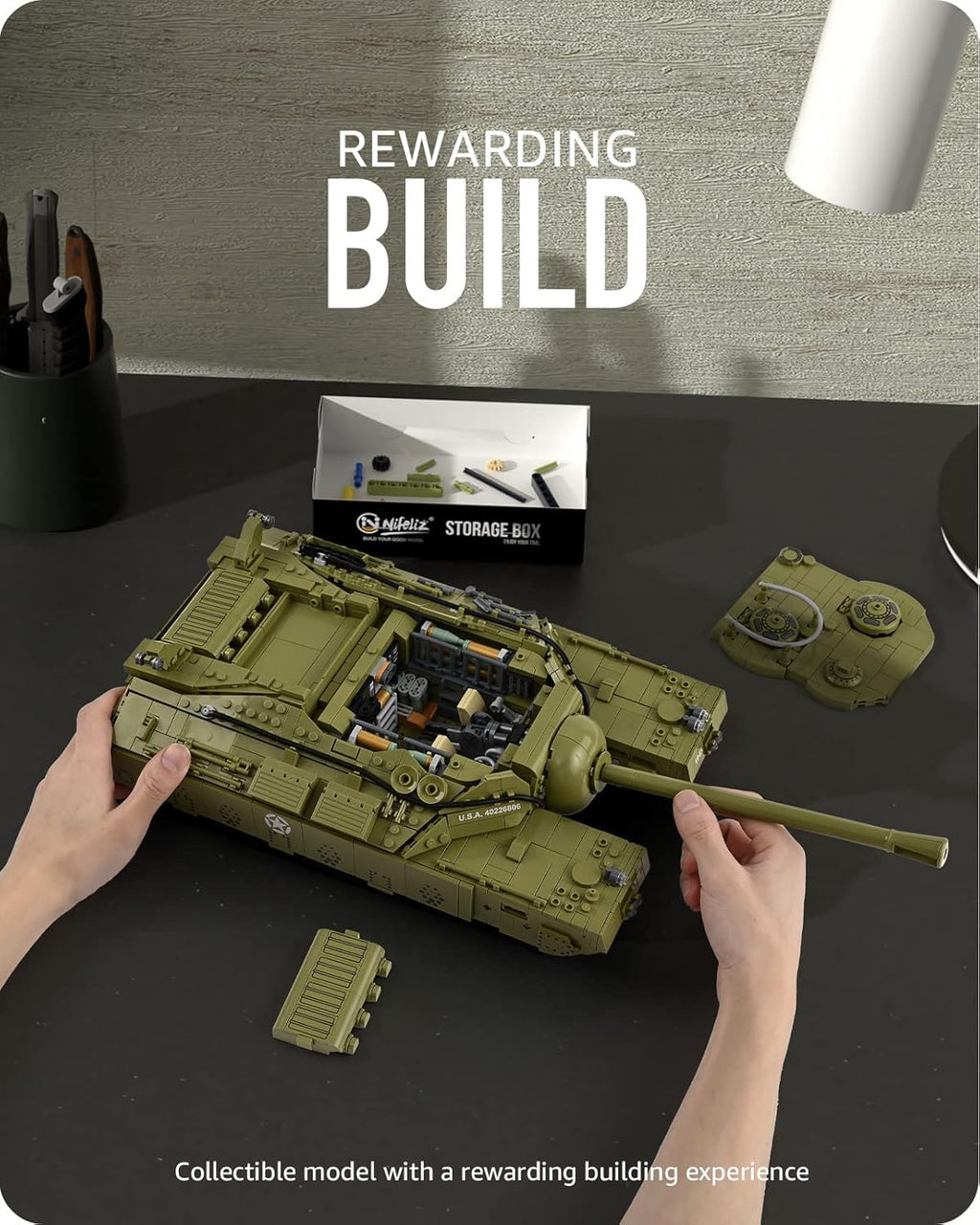 Nifeliz T28 Super Heavy Tank (2986 PCS, NF10525)