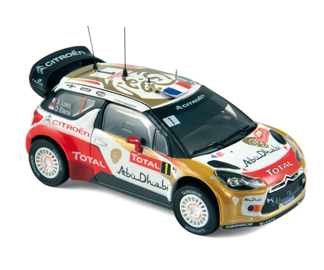 Citroën DS3 WRC 2013 Rally Monte-Carlo 1 Loeb/Elena Winner 1:43