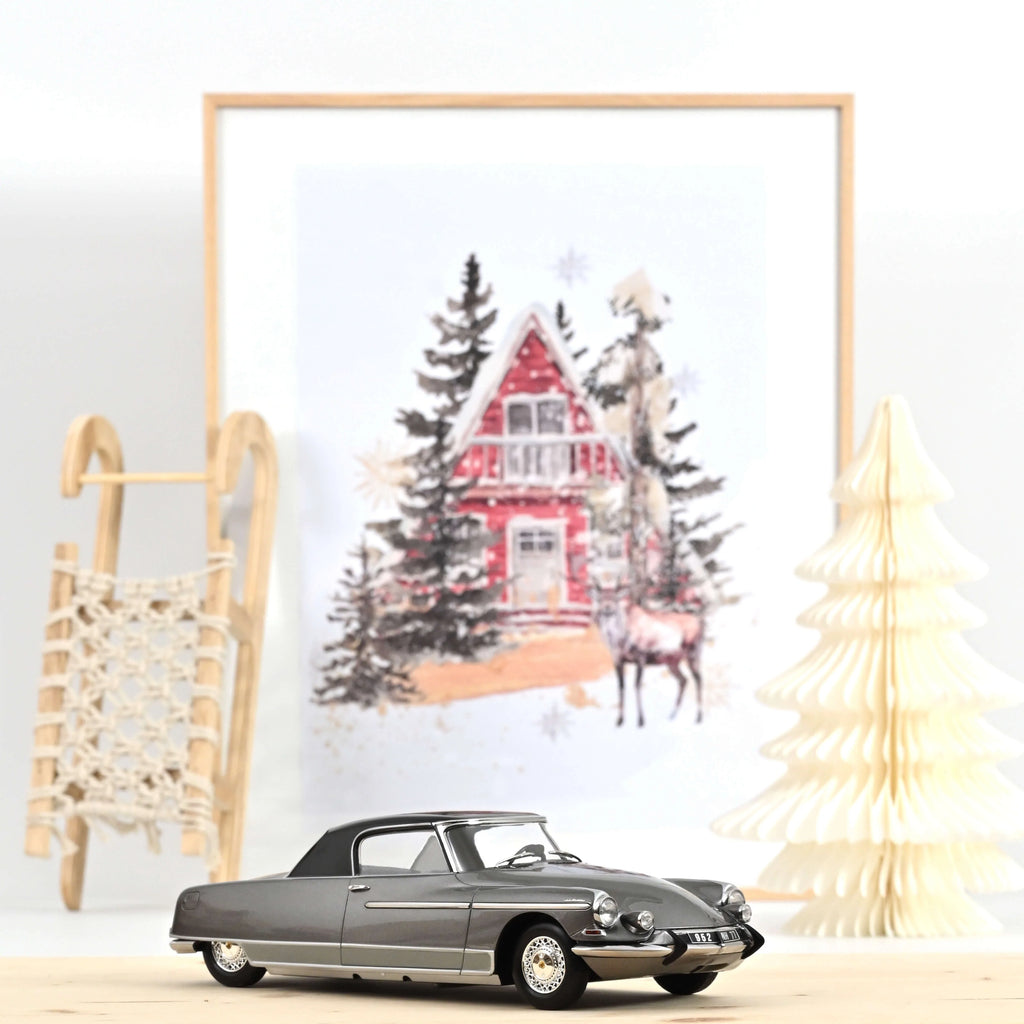 Citroën DS 19 Le Dandy 1964 Grey and Black 1:18 - 300pcs