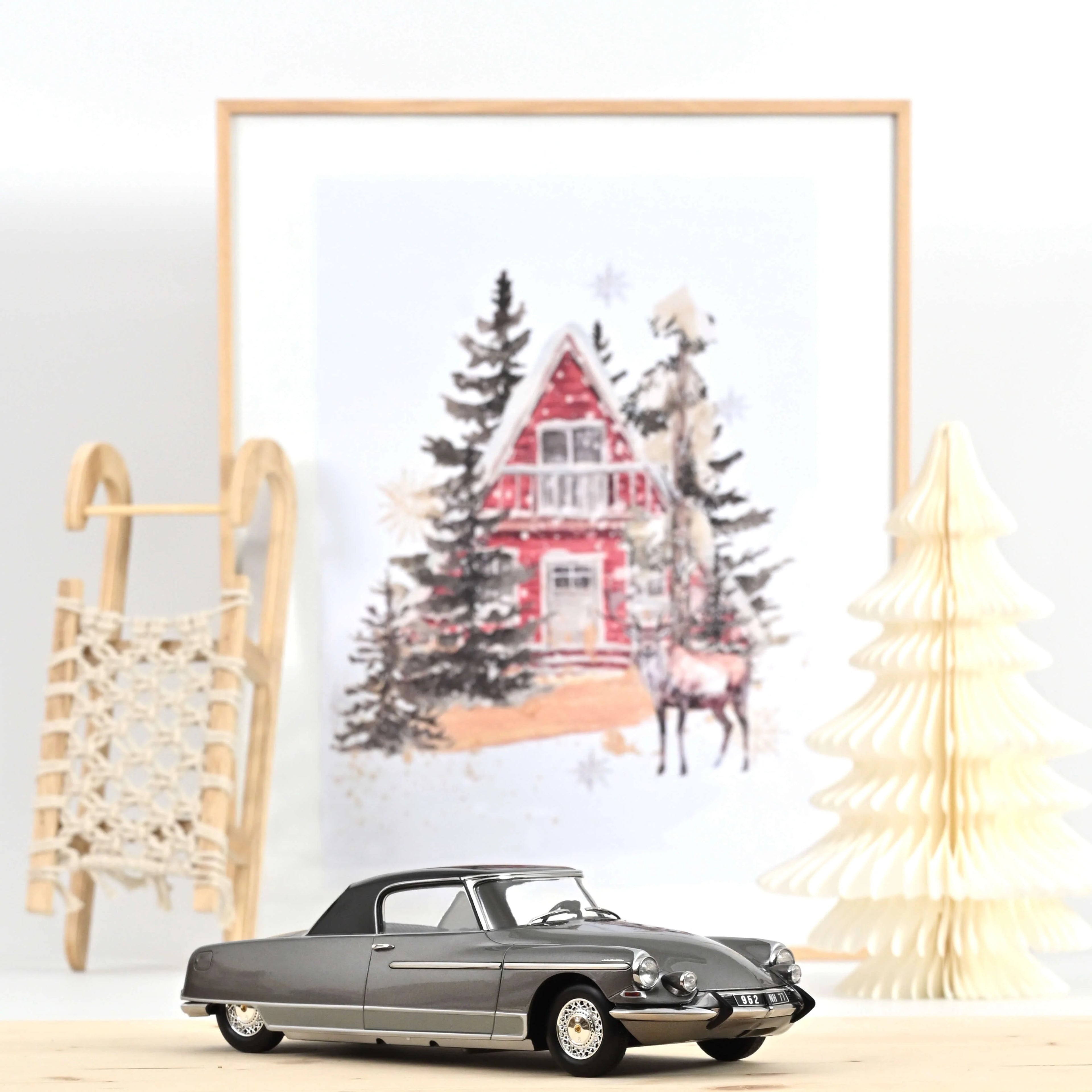 Citroën DS 19 Le Dandy 1964 Grey and Black 1:18 - 300pcs