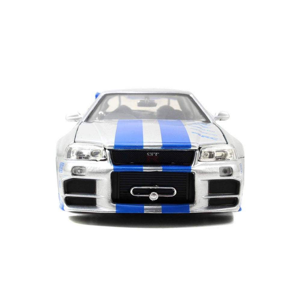 Nissan Skyline GT-R Grey Fast and Furious 2002 1:24