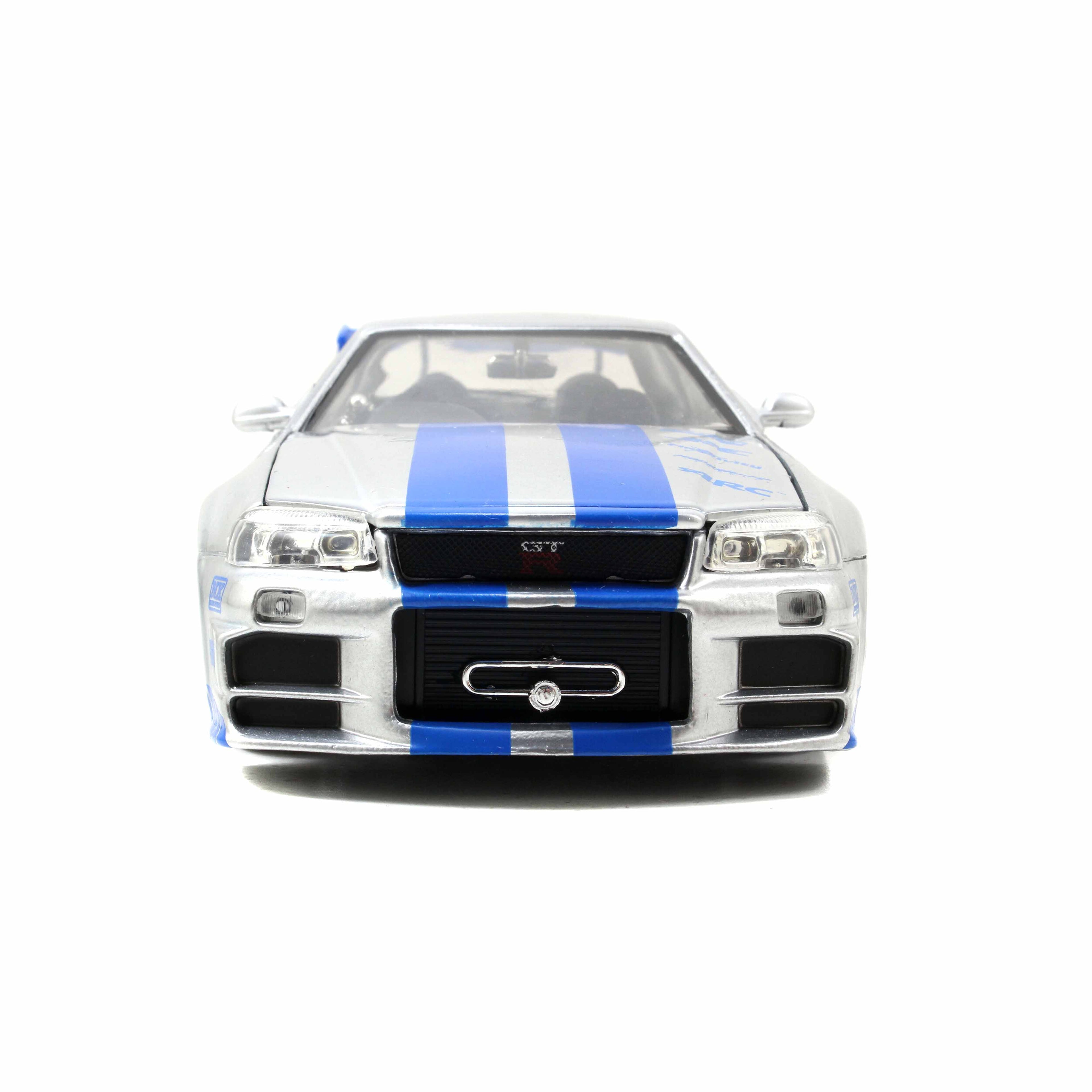 Nissan Skyline GT-R Grey Fast and Furious 2002 1:24