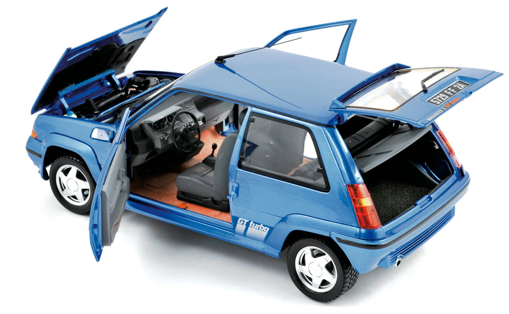Renault Super 5 GT Turbo 1987 Lumière Blue Metallic 1:18