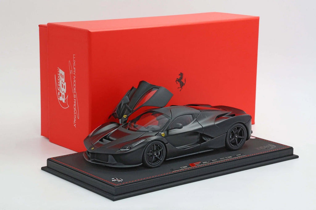 Pre-order BBR Ferrari LaFerrari Matt Black Fully Open Diecast - Limited 78 pcs