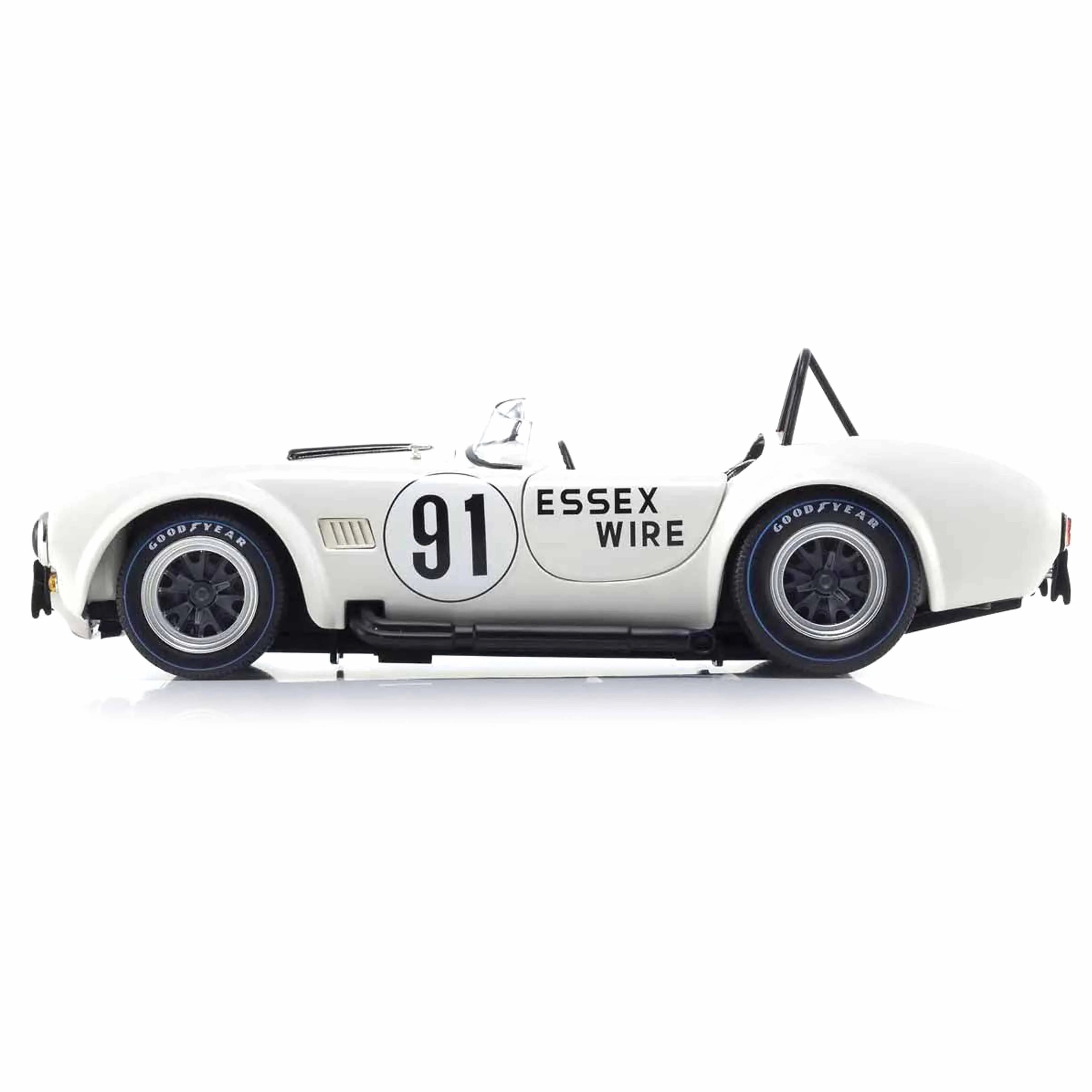 Shelby Cobra 427S/C N°91 Essex Wire Blanc/Bleu foncé 1/18