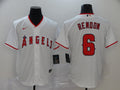 Men's Los Angeles Angels Anthony Rendons #6 White Sewn Player Jersey1