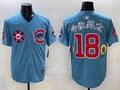 Men's Chicago Cubs Shota Imanaga #18 Light Blue Game Jersey