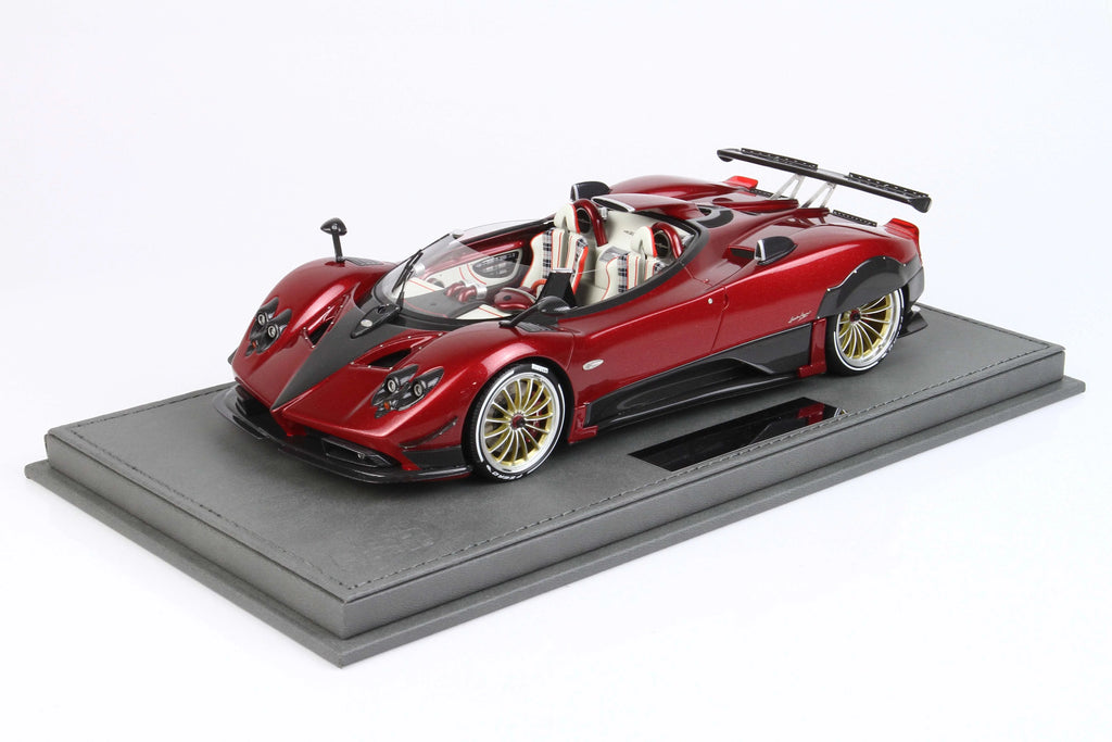 BBR Pagani Barchetta in Rosso Met Red - Limited 20 pcs with Display Case