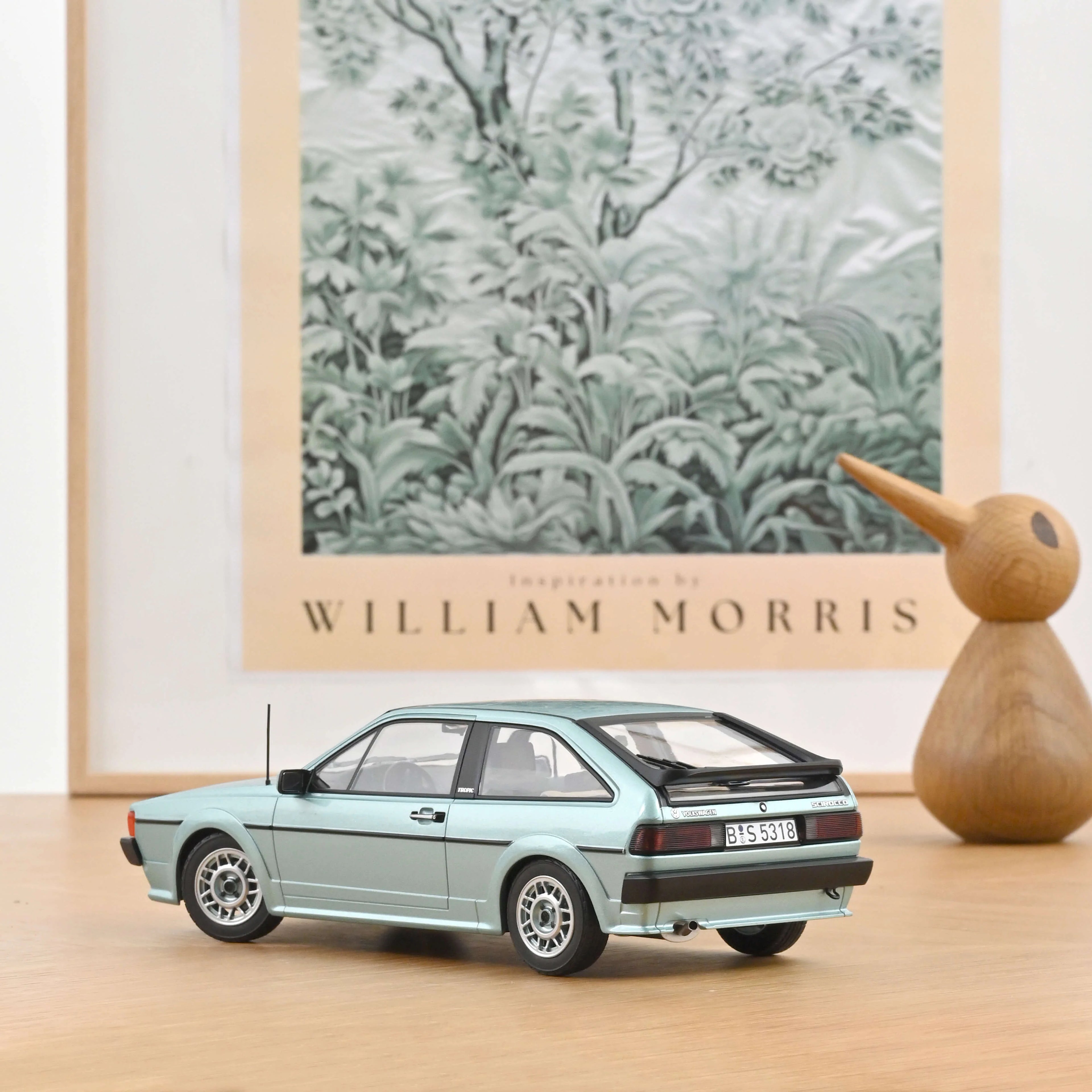 VW Scirocco 1986 Madison Turquoise metallic 1:18 - 200 pcs