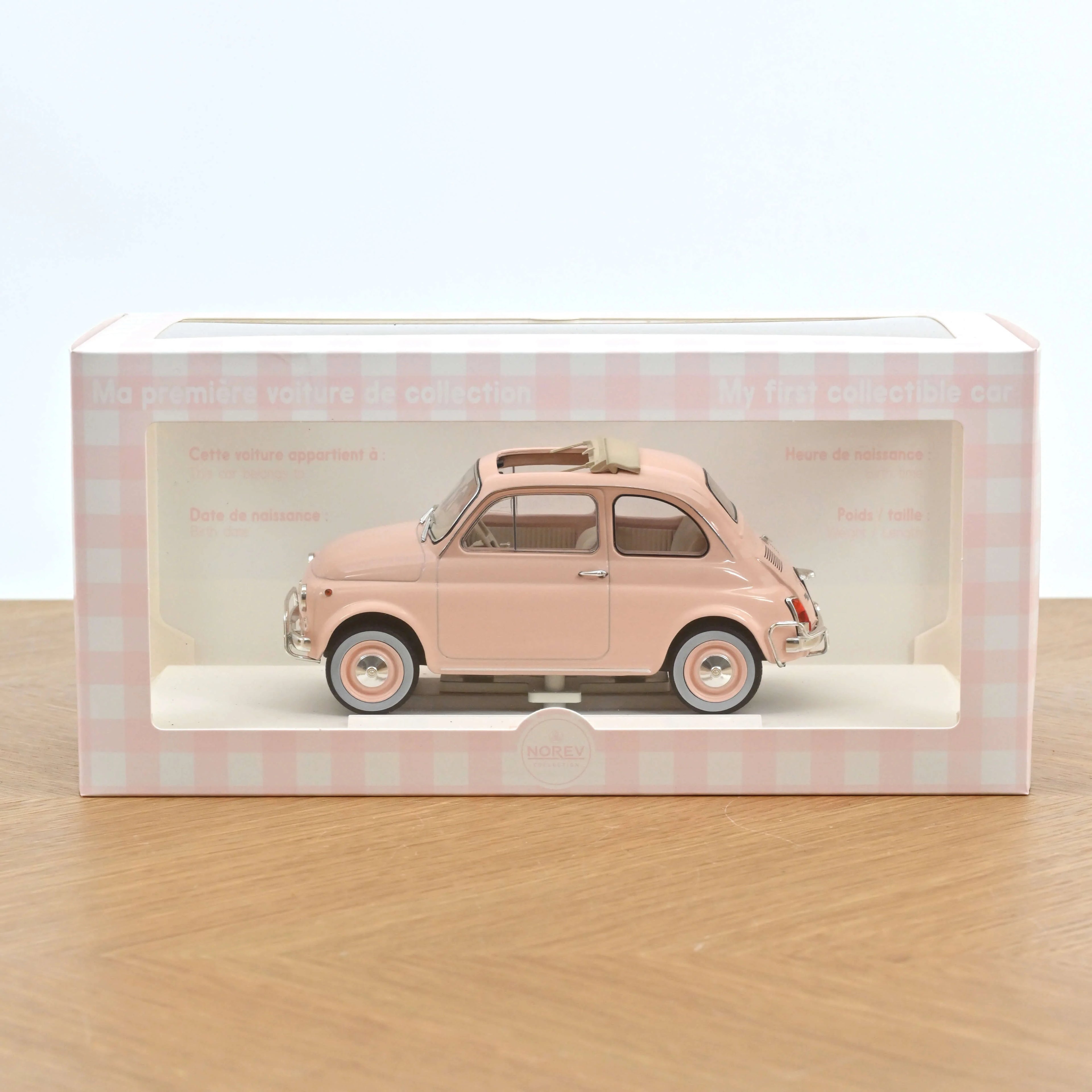 Fiat 500 L 1968 Pink Special birth pack 1:18