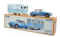 Citroën DS 21&Caravane Caravelair Blue Monte-Carlo&Blue d'Orient