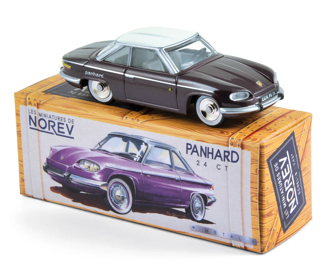 Panhard 24 CT 1964 Quetsche&Capelinos Grey 1:43