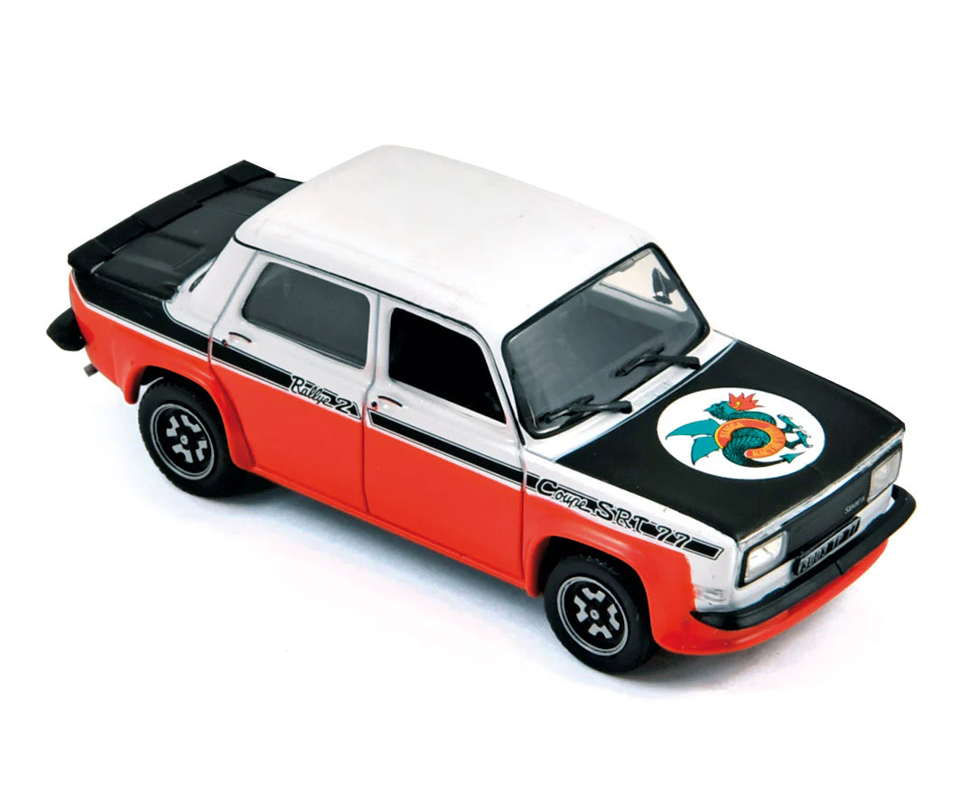 Simca 1000 Rallye 2 SRT 1977 Tacoma White&Red 1:43