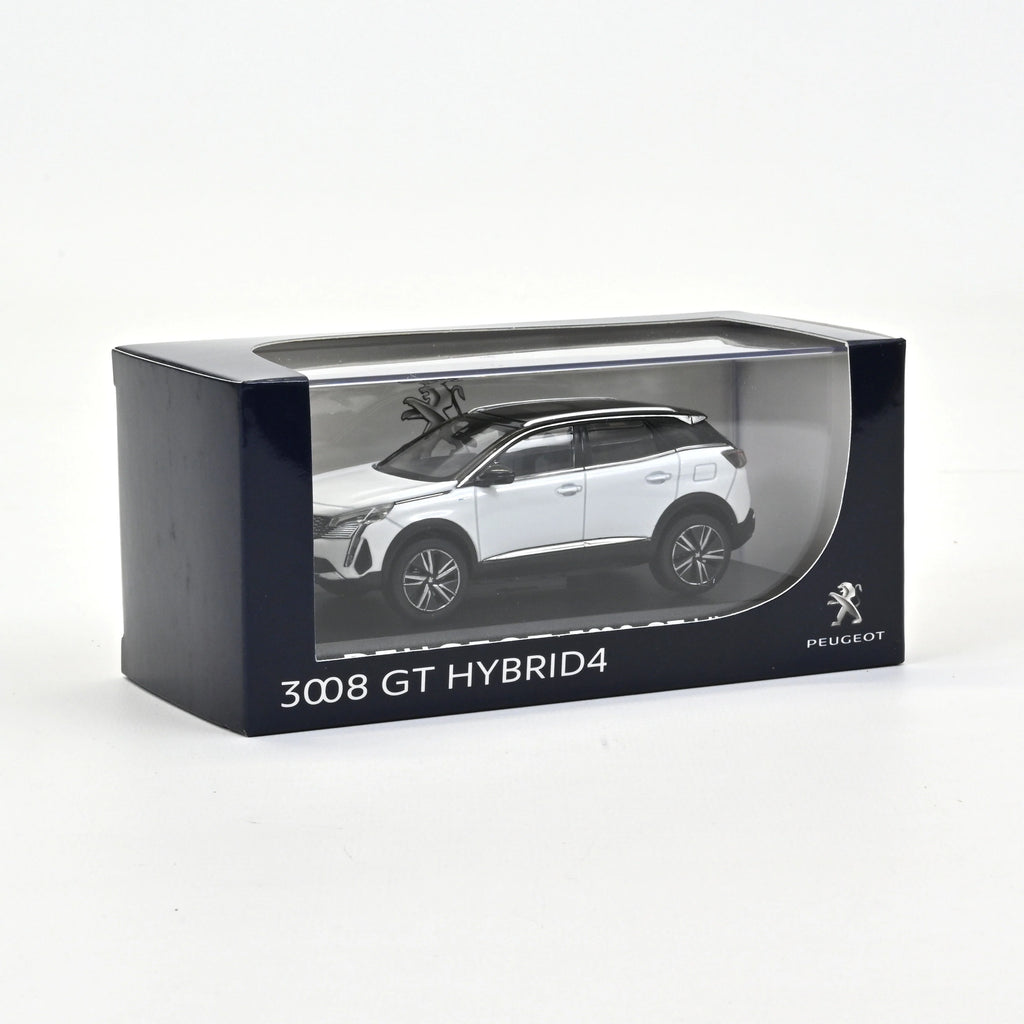 Peugeot 3008 GT Hybrid4 Perlmutt-Weiß 2020 1:43