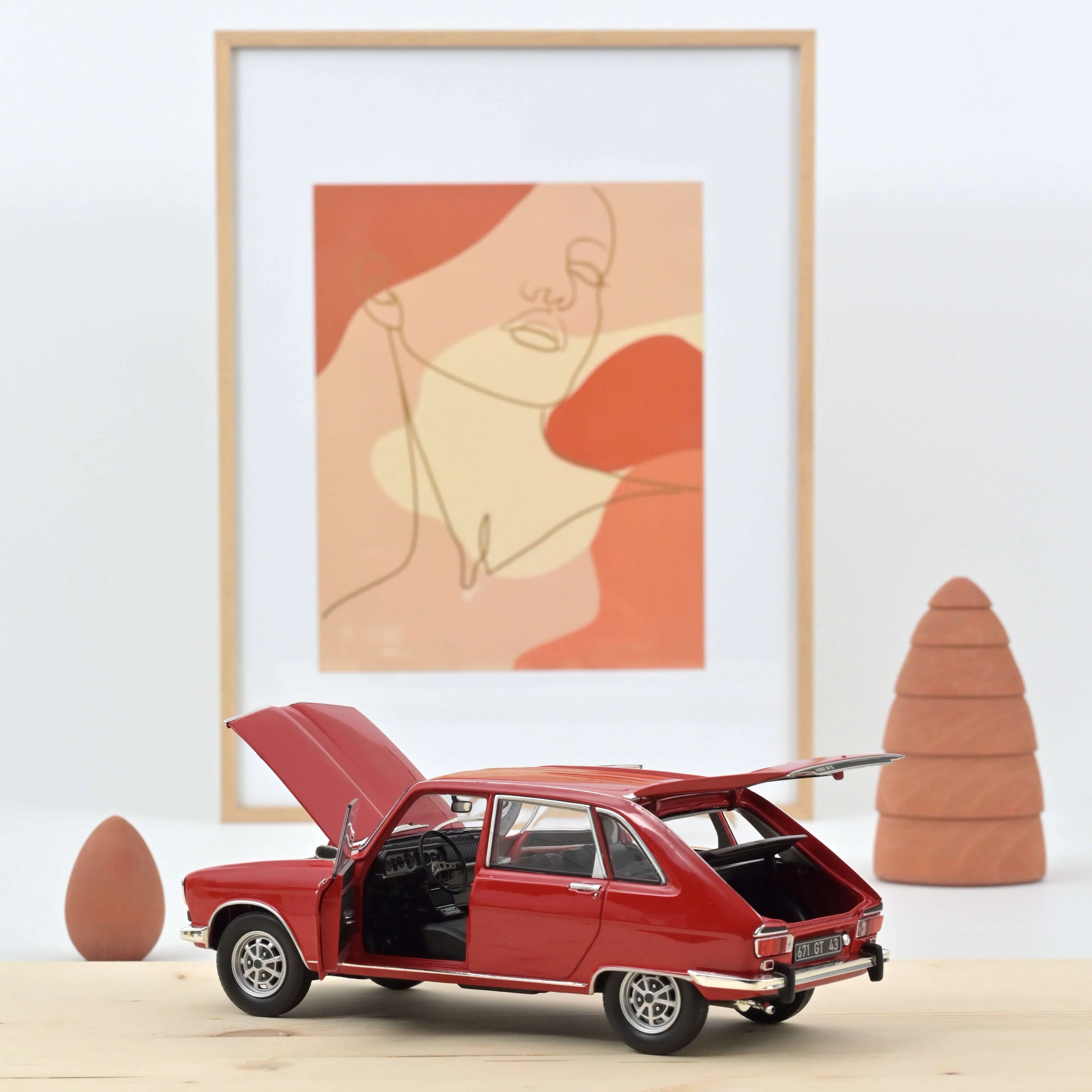 Renault 16 TX 1975 Rouge 1:18 250 exemplaires