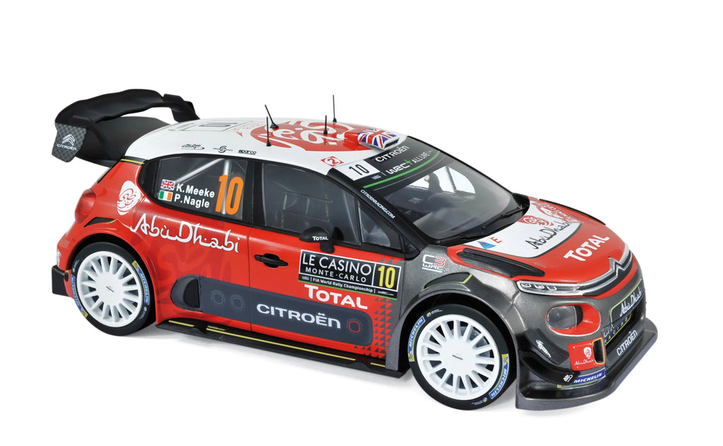 Citroën C3 WRC 2018 Rally Monte-Carlo 10 K.Meeke/P.Nagle 1:18