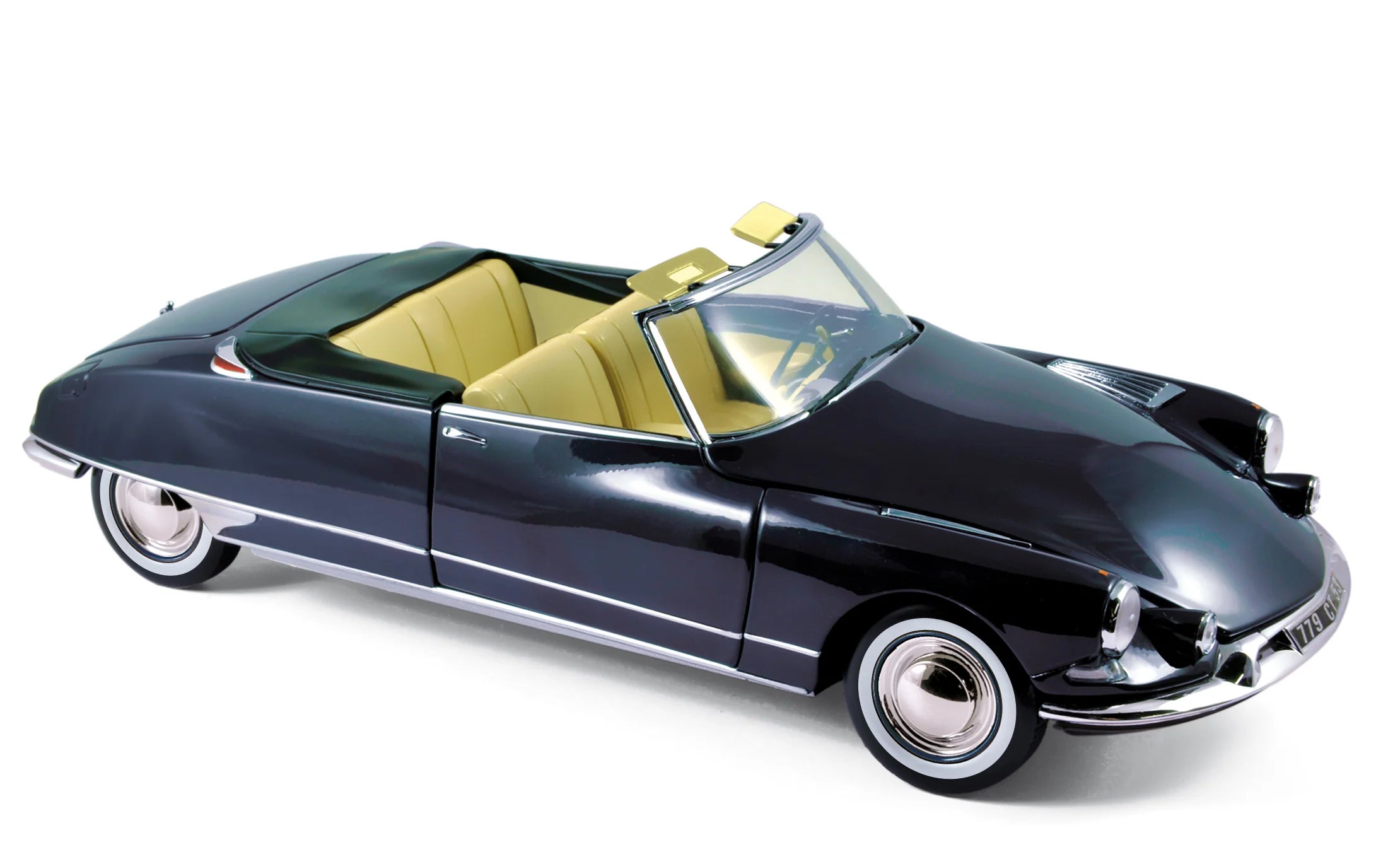 Citroën DS 19 Cabriolet 1961 Bleu Royal 1:18