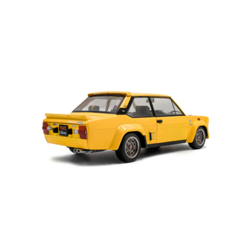 Fiat 131 Abarth Yellow 1980 1:18