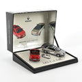 Coffret Renault 2 Mégane CC Beige et Rouge 1/43
