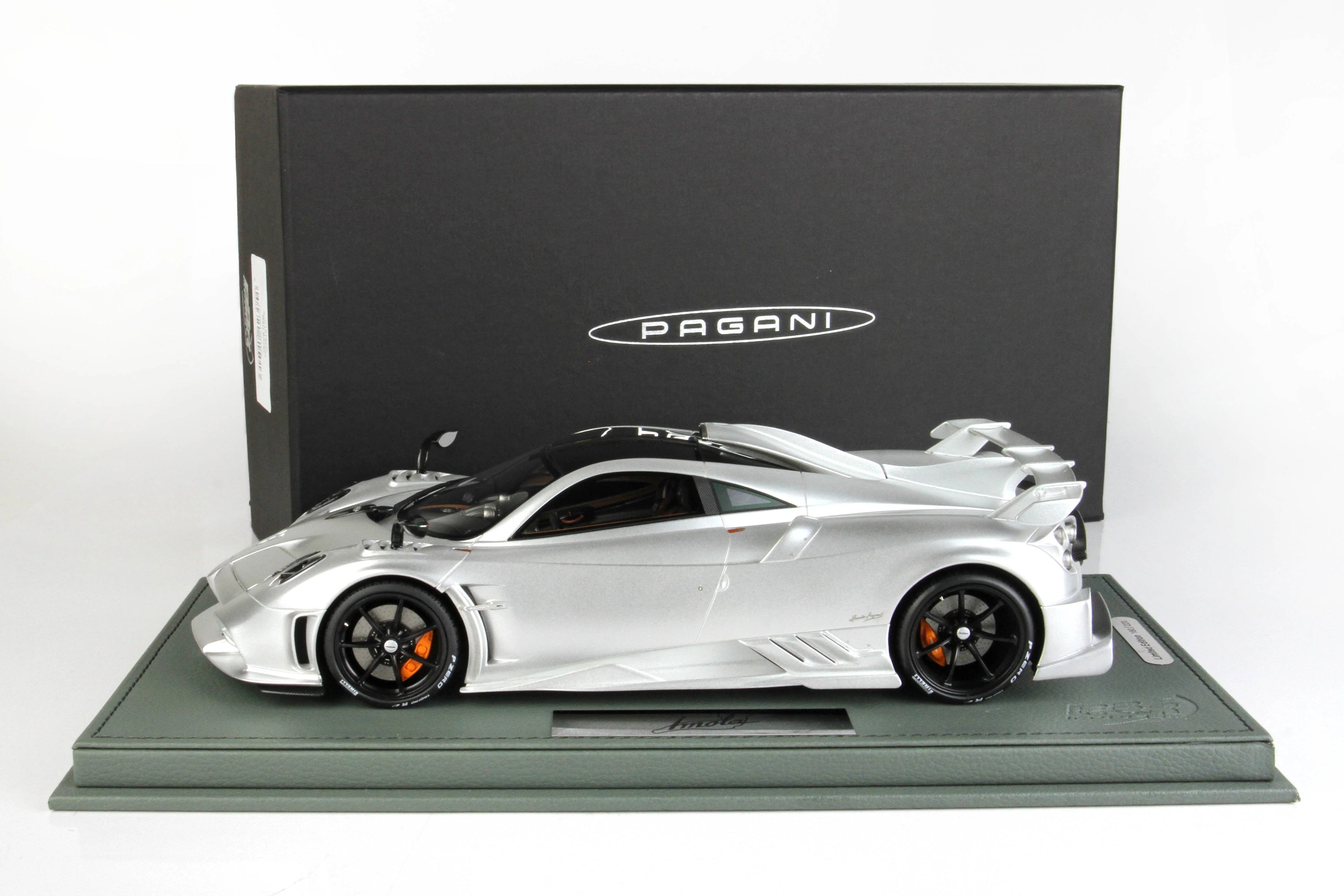 BBR Pagani Imola Matt Silver - Limited 220 pcs with Display Case