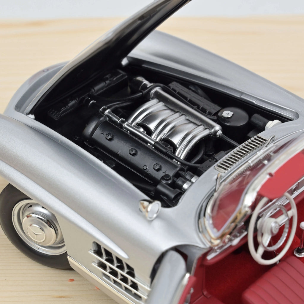 Mercedes-Benz 300 SL Roadster 1957 Argent 1:18
