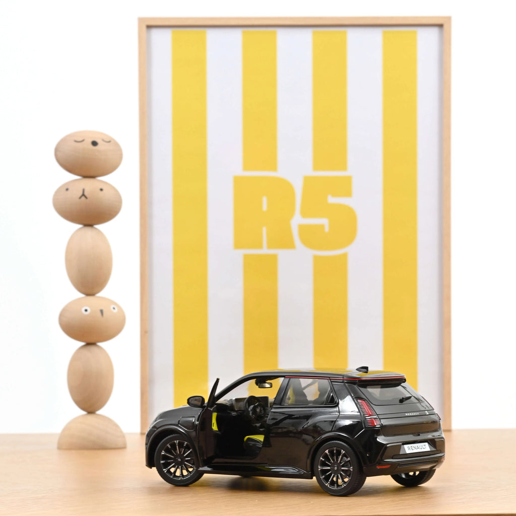 Renault 5 E-Tech Electric 2024 Diamond Black 1:18 - 300pcs