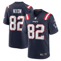 Tre Nixon New England Patriots Nike   Game Jersey - Navy