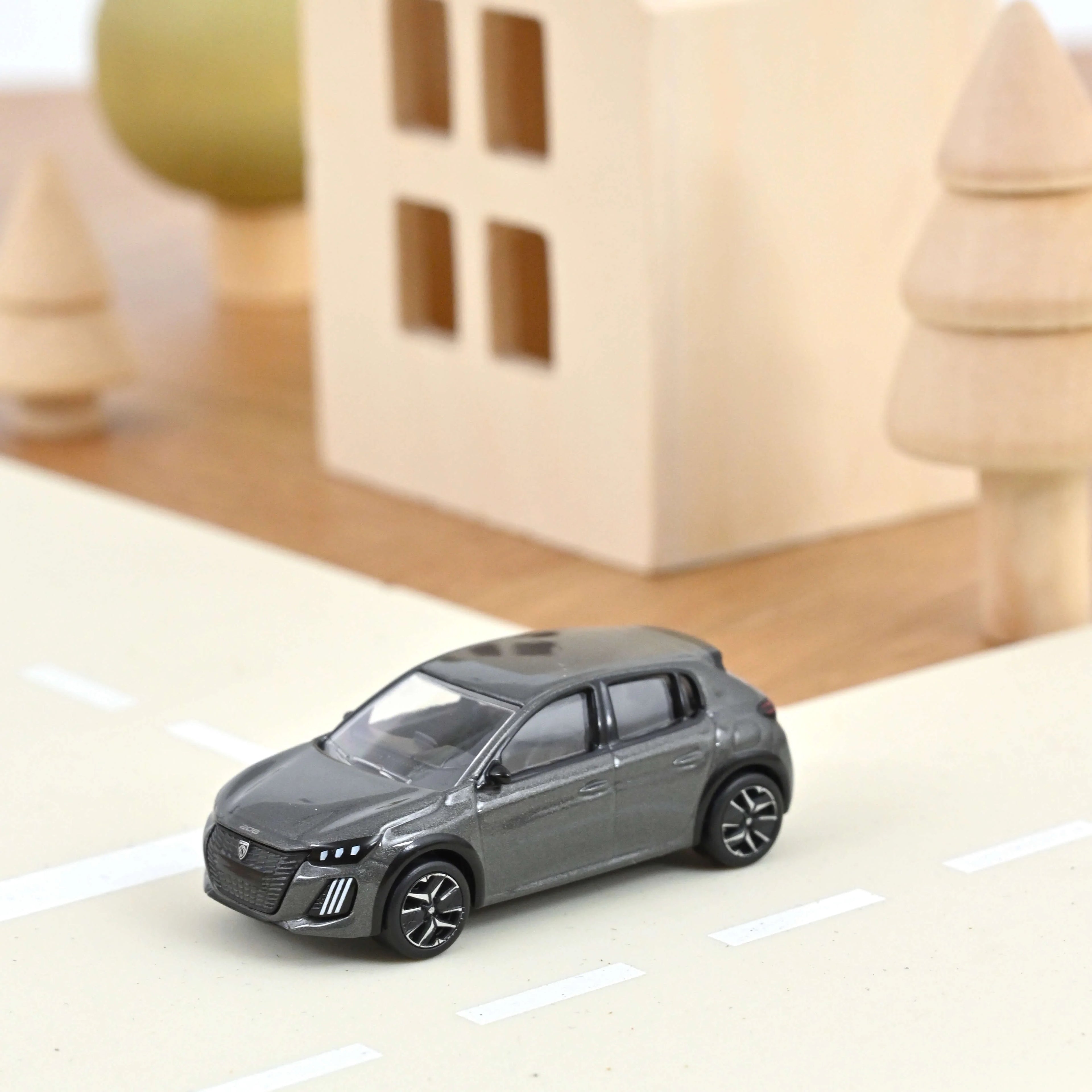 Peugeot 208 2024 Selenium Grey 1:64