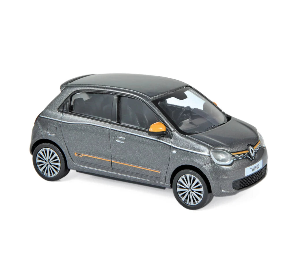 Renault Twingo 2019 Lunaire Grey&Orange deco 1:43