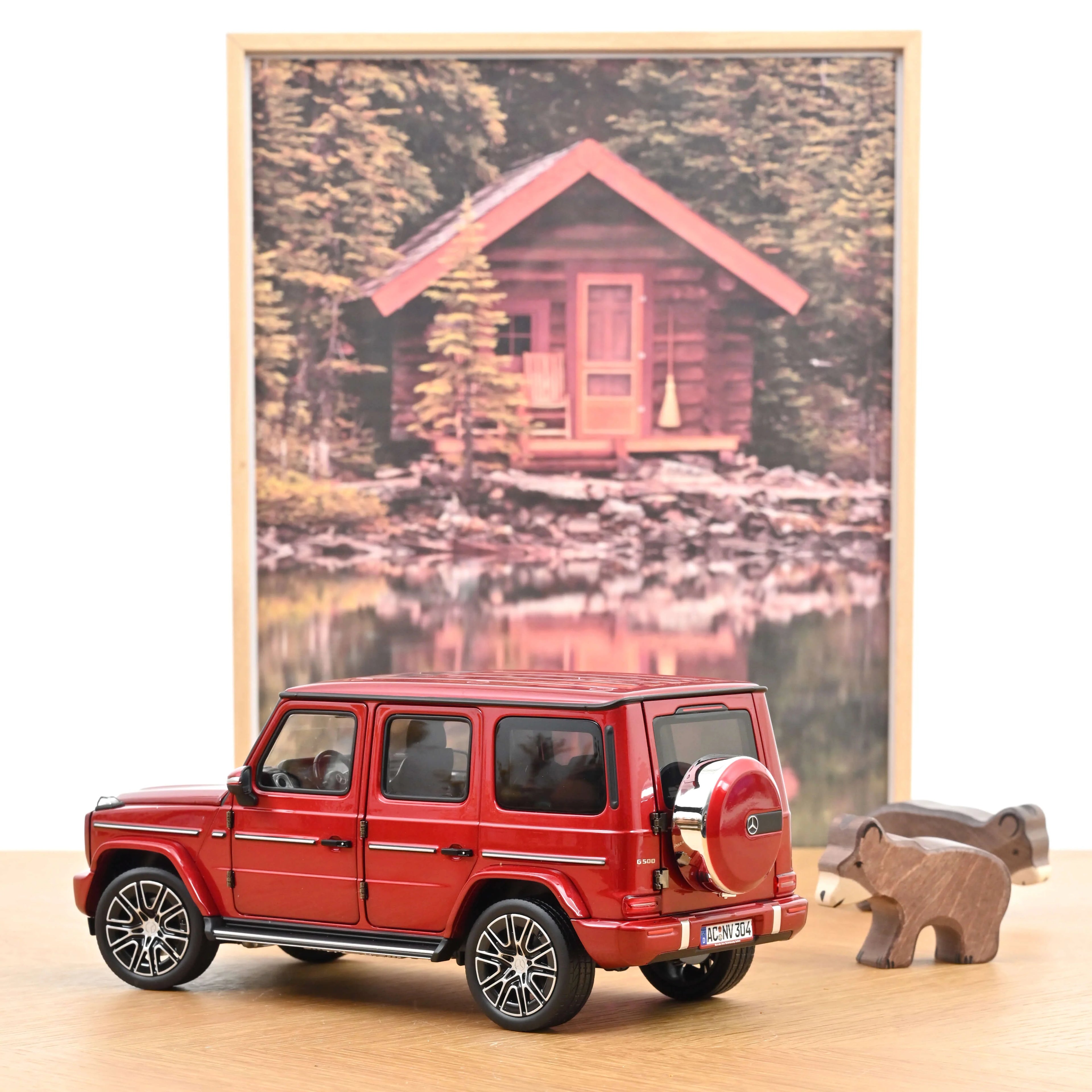 Mercedes-Benz G-Class 2024 Hyacinth Red 1:18