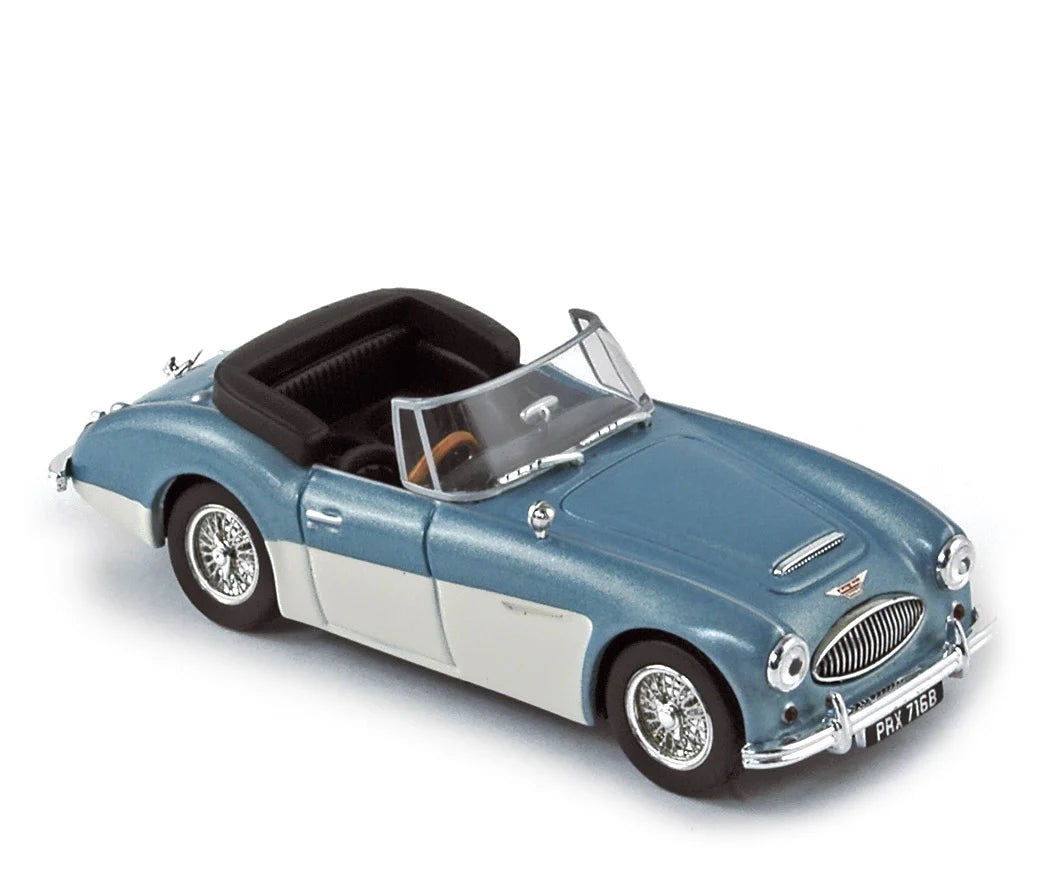 Austin Healey 3000 MK3 1964 Bleu métallisé et Ivoire 1:43