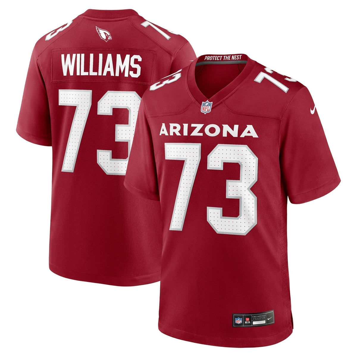 Jonah Williams Arizona Cardinals Nike Team Game Jersey -  Cardinal