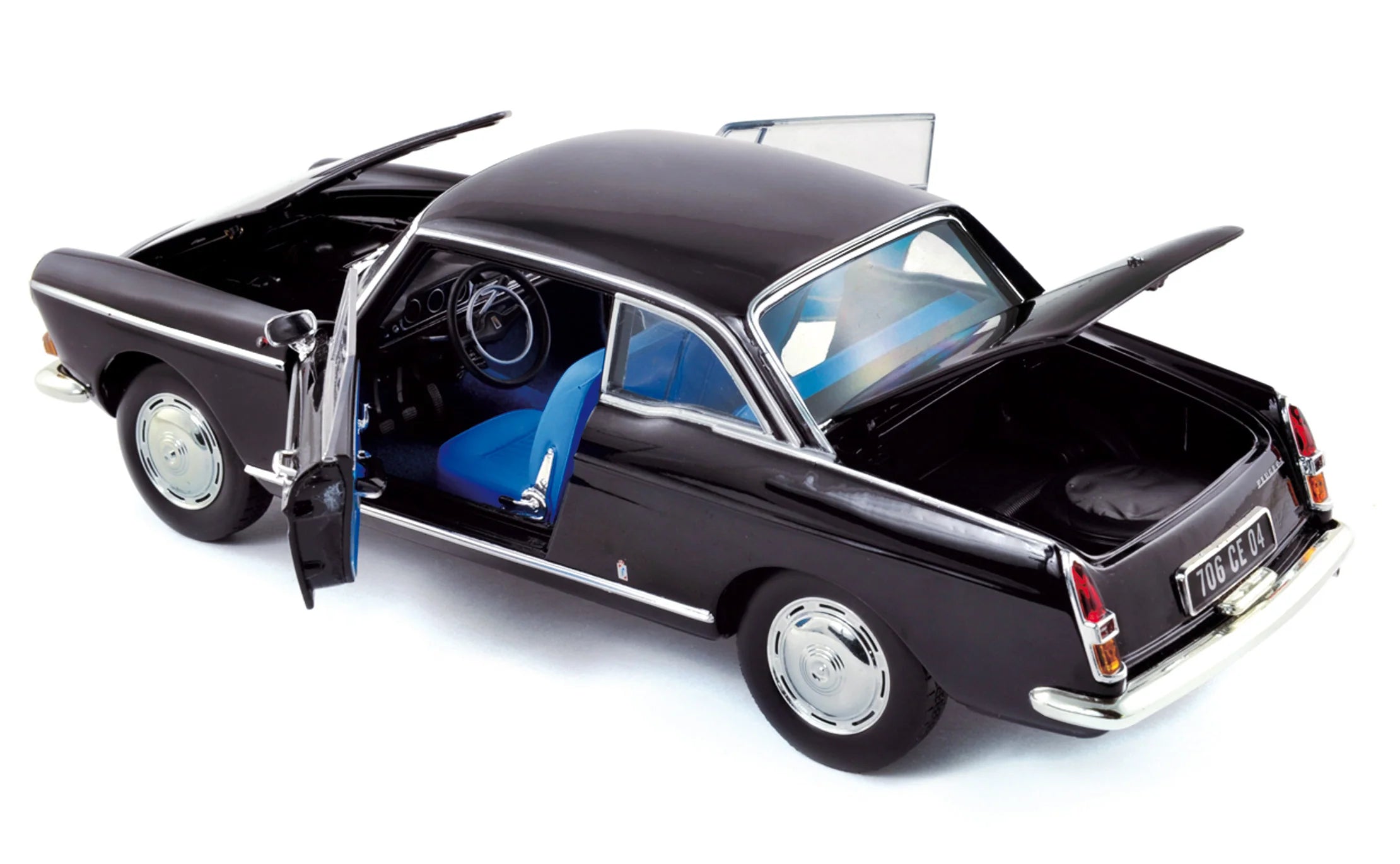 Peugeot 404 Coupe 1967 Black 1:18