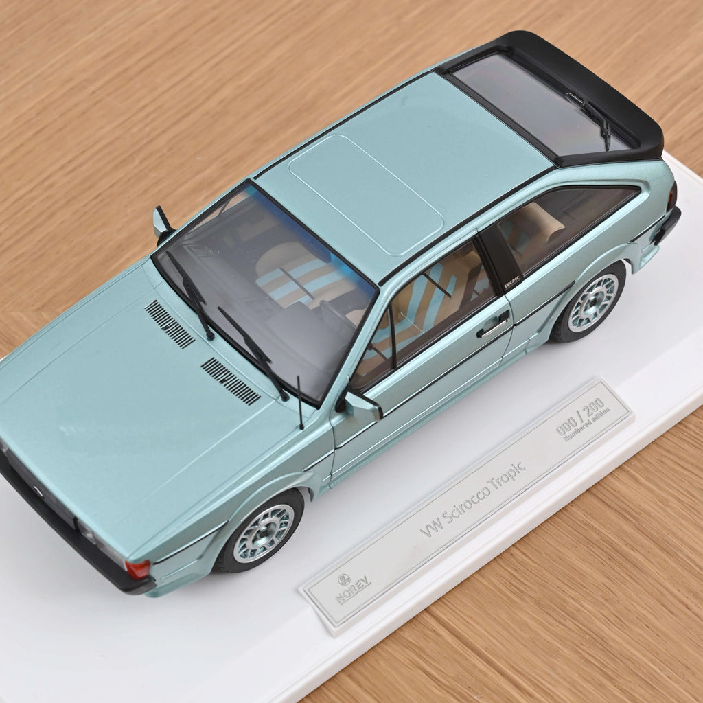 VW Scirocco 1986 Madison Turquoise metallic 1:18 - 200 pcs