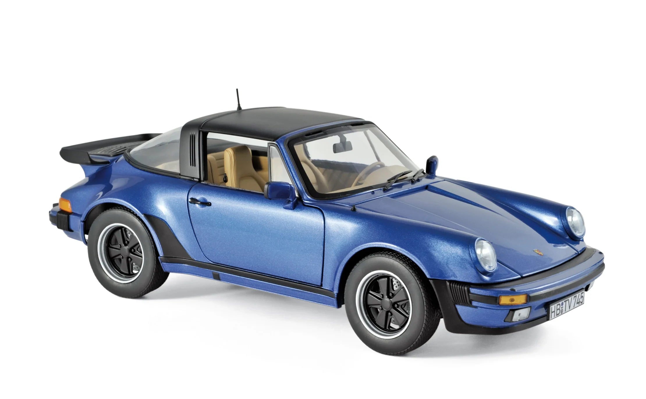 Porsche 911 Turbo Targa 1987 Blue metallic 1:18