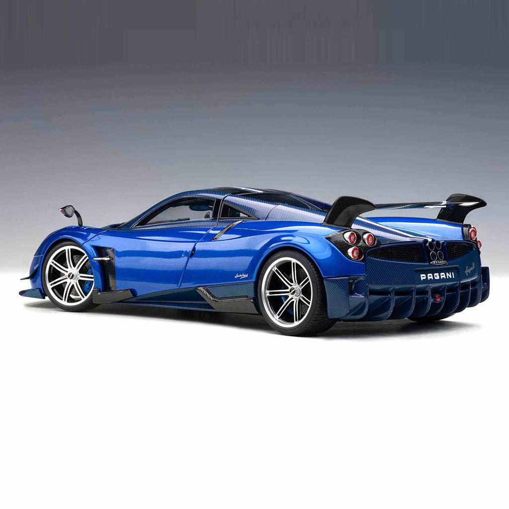 Pagani Huayra BC 2016 Carbone bleu/Carbone 1:18