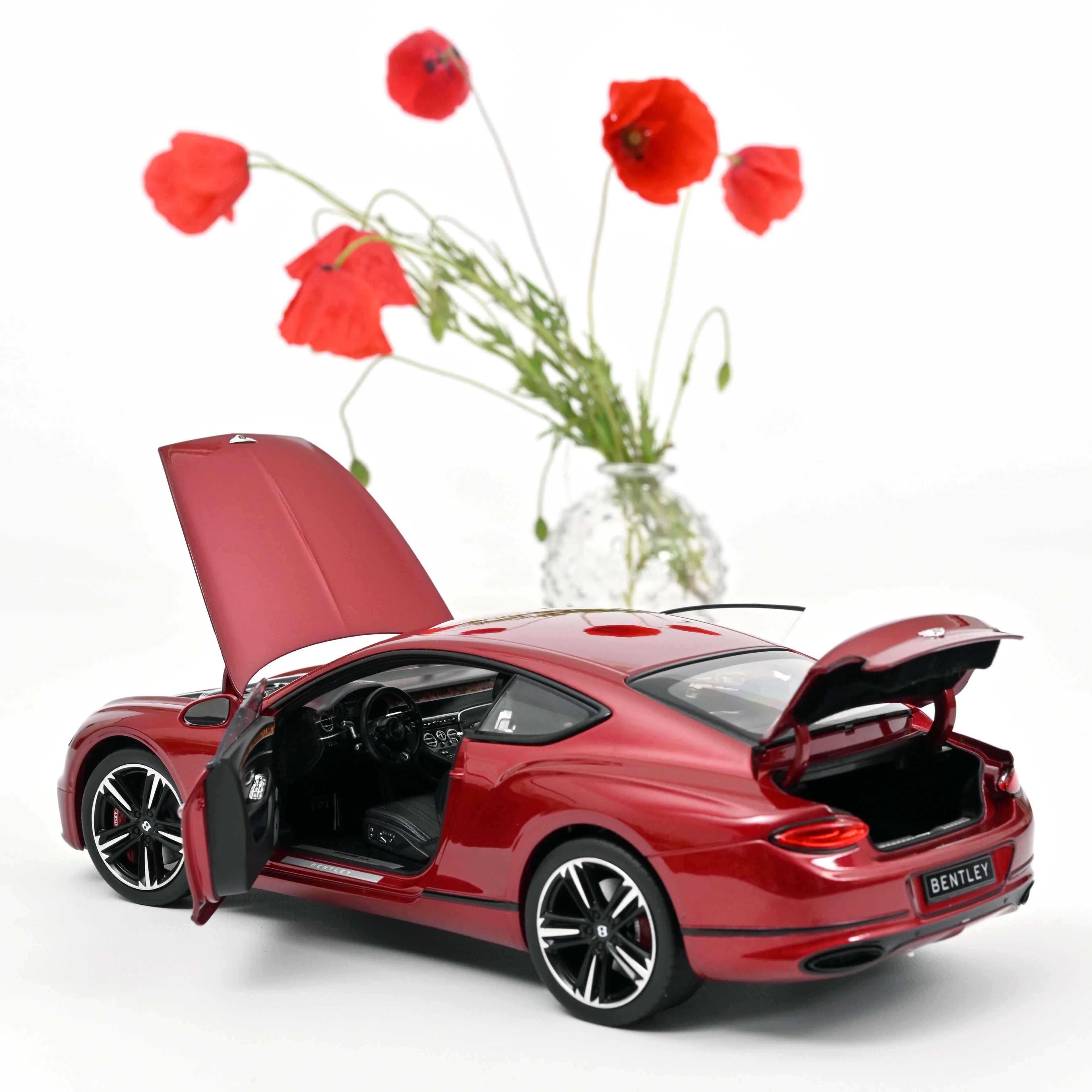 Bentley Continental GT 2018 Rouge Bonbon 1:18