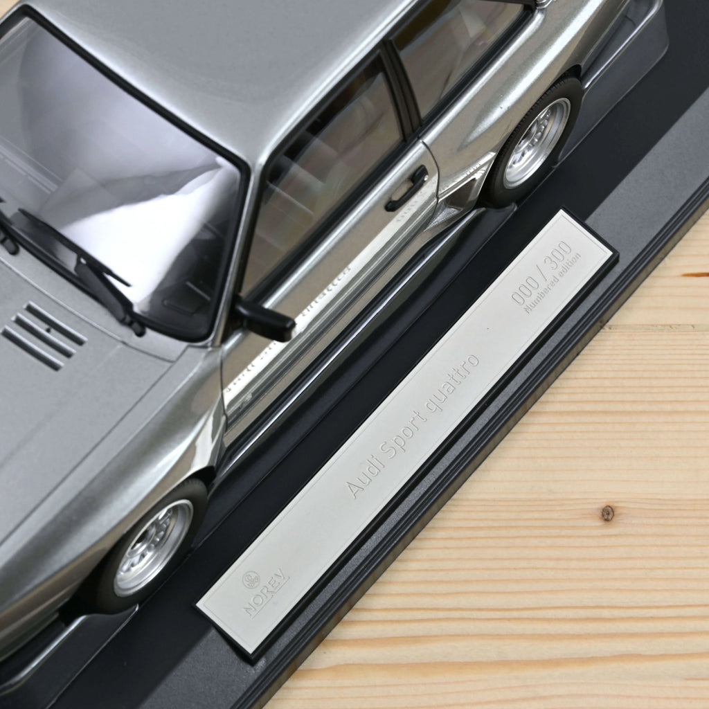 Audi Sport Quattro 1985 Gris métallisé 1:18 - 300 ex.