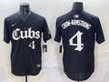 Men's Chicago Cubs Pete Crow-Armstrong #4 Black Replica Player Jersey