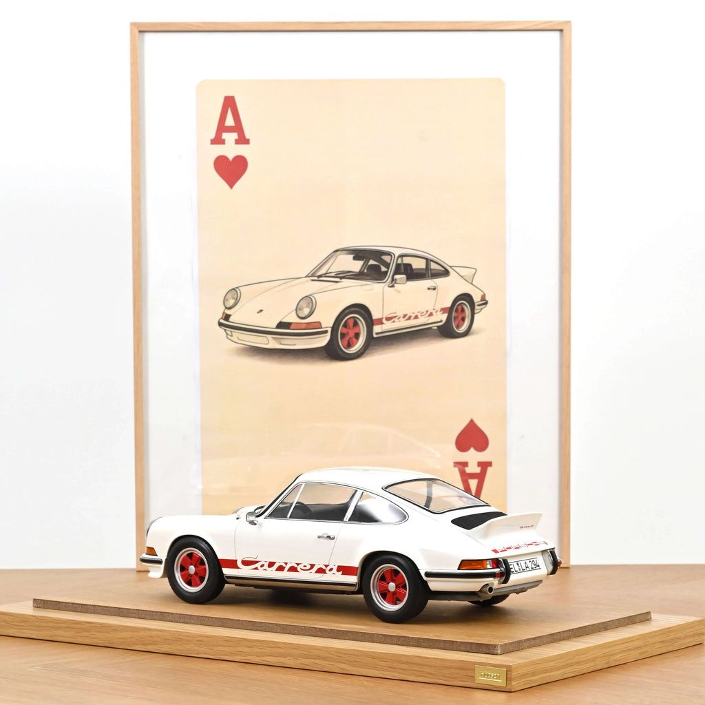 Porsche 911 Carrera RS 2.7 1973 Grand-Prix-Weiß/Rot 1:12