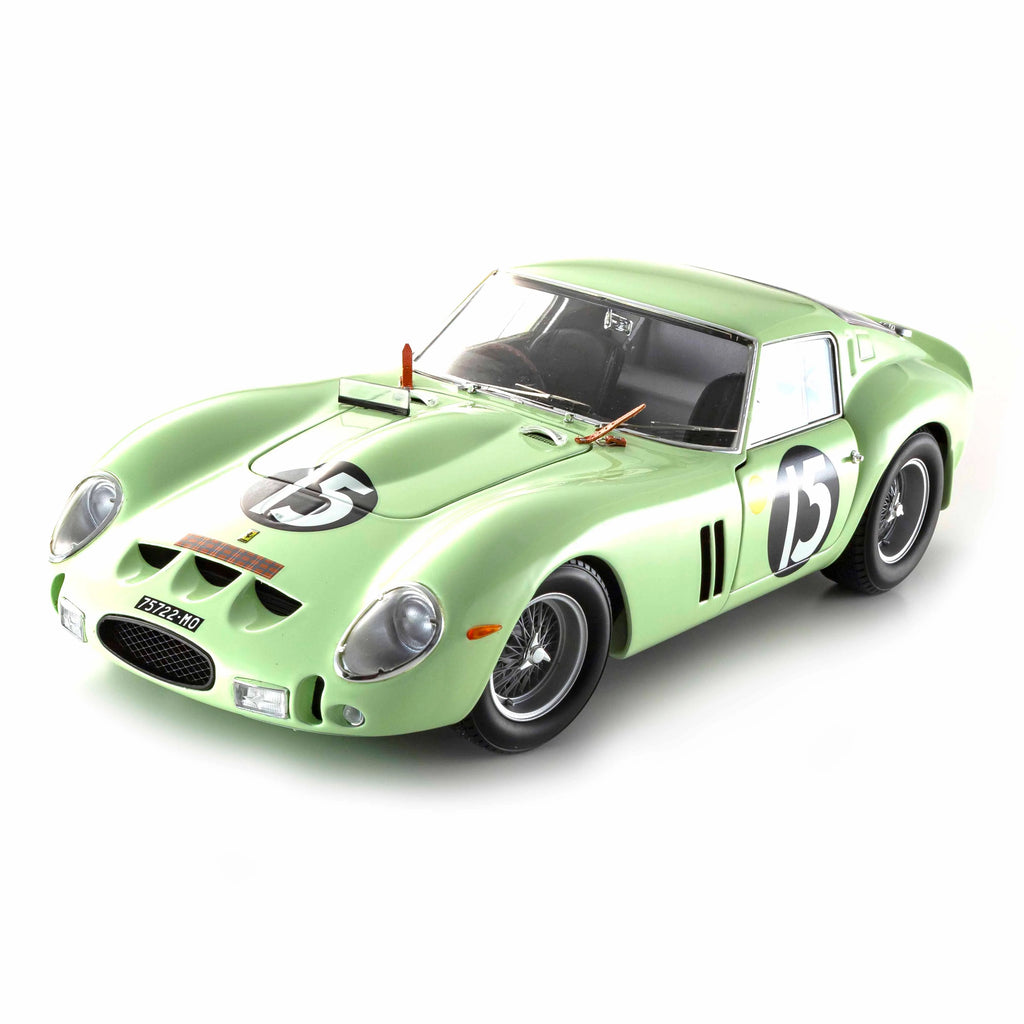 Ferrari 250 GTO 1962 Goodwood Tourist Trophy Light Green n°15 1:18