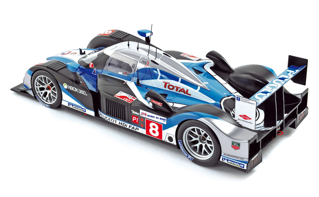 Peugeot 908 HDI FAP 2009 24H Le Mans 8 Bourdais/Montagny/Sarrazi 1:18