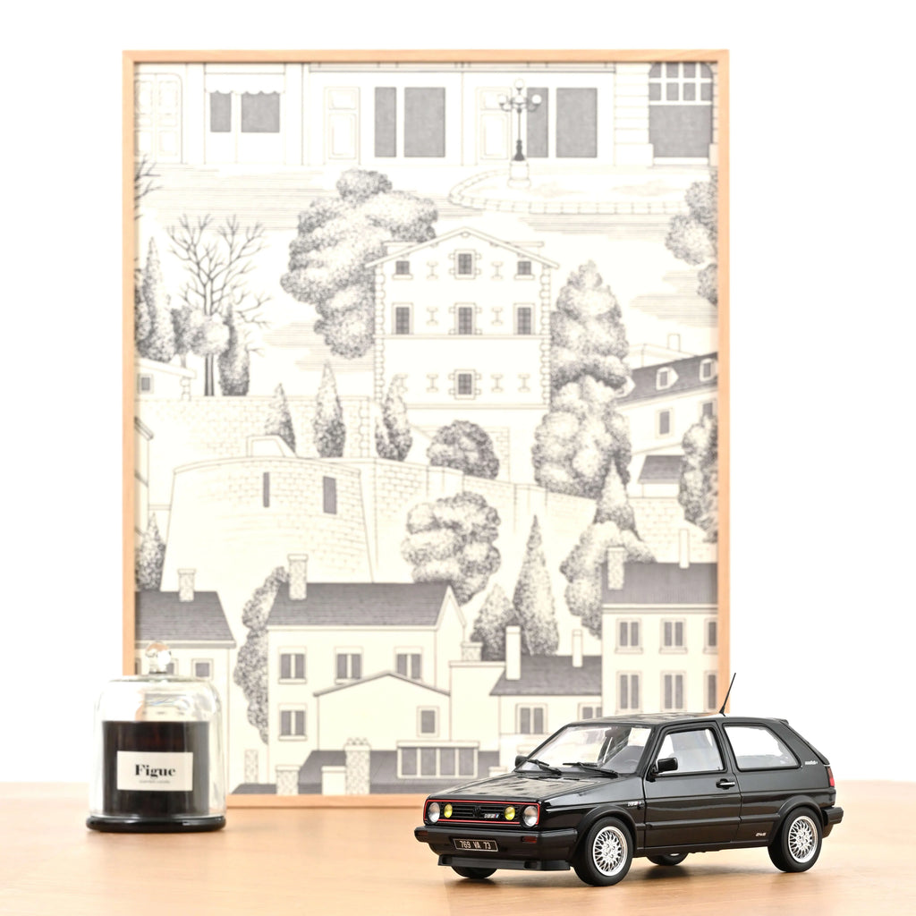 VW Golf GTI Match 1989 Noir métallisé 1:18