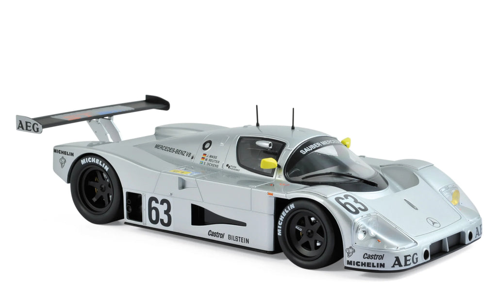 Sauber-Mercedes C9 1989 24H Le Mans 63 Maas/Reuter/Dickens 1:18
