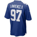 #97 Dexter Lawrence II Player NY.Giants Royal Game Stitched Football Jerseys
