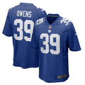 Gervarrius Owens New York Giants Nike Team Game Jersey -  Royal