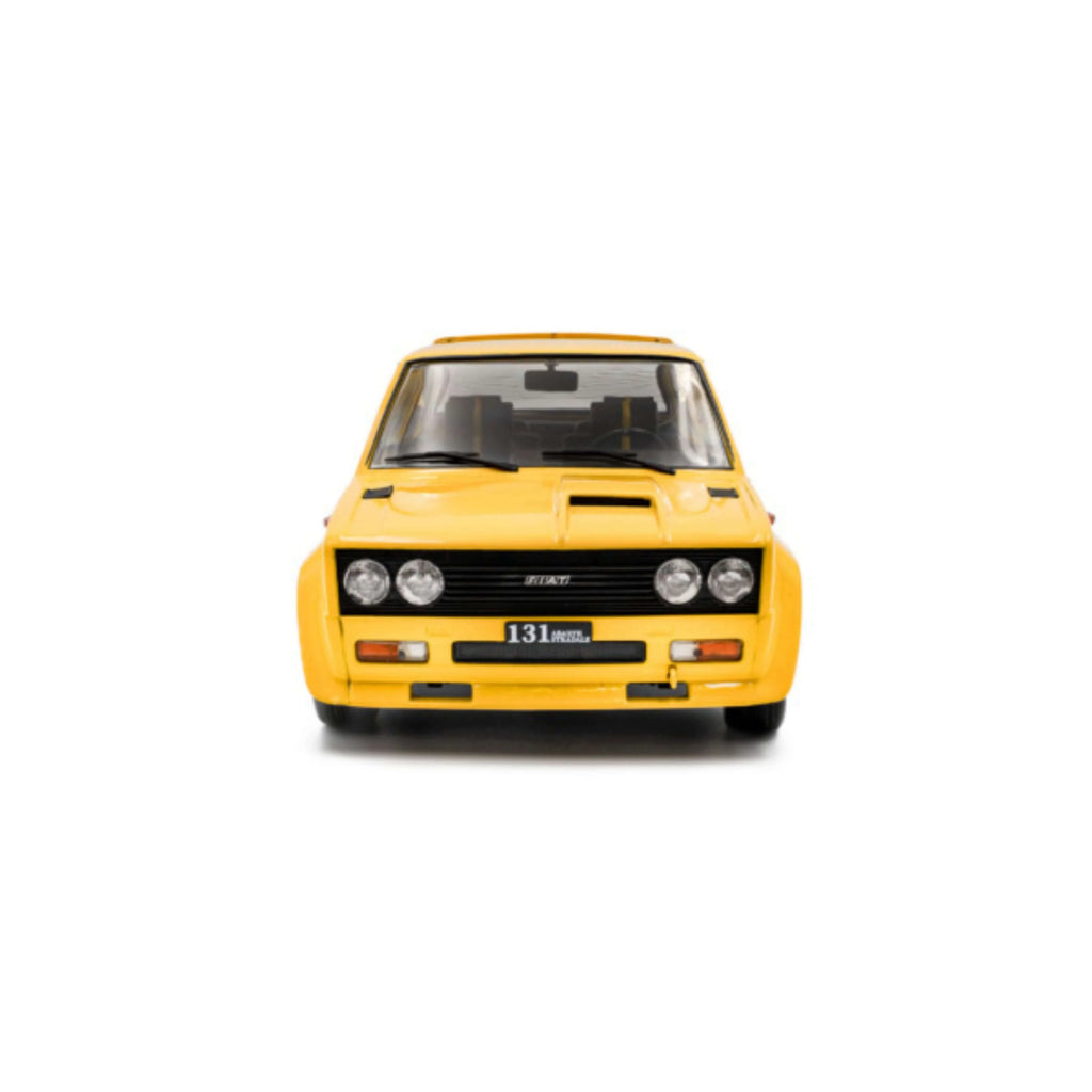 Fiat 131 Abarth Yellow 1980 1:18