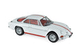 Alpine A110 1600S 1971 Blanc avec décor rouge 1:18