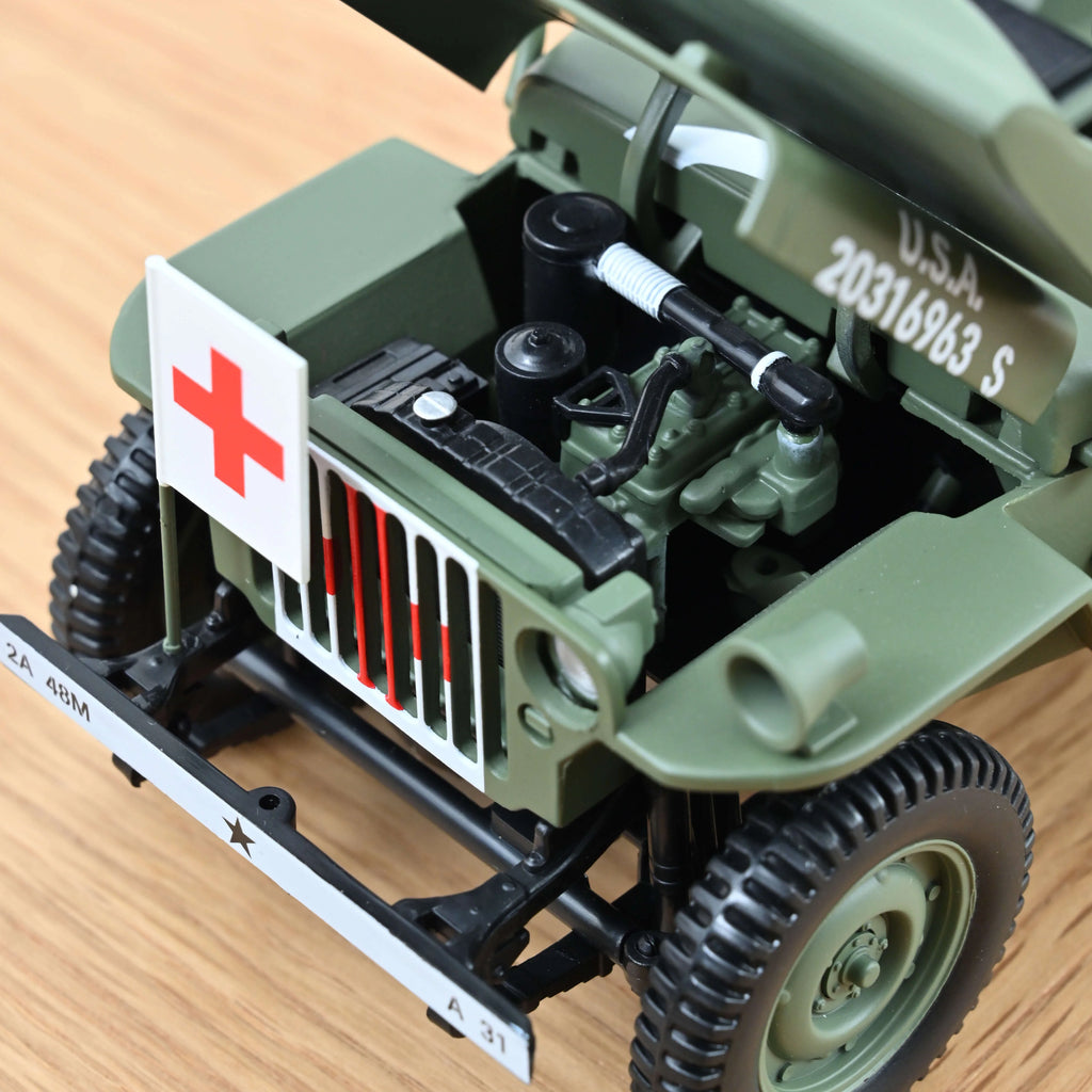 Jeep Army 1944 Ambulance 1:18 - 200pcs